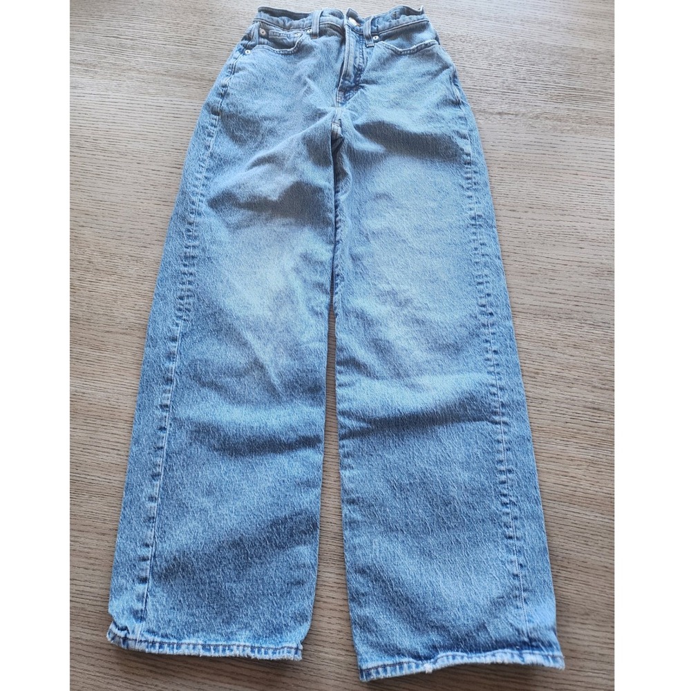 Madewell The Perfect Vintage Wide-Leg Jean Light Wash Streetwear Y2K boho indie